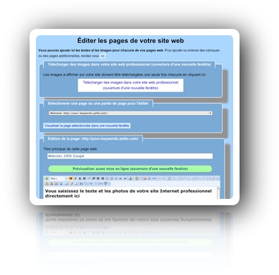 Aellio Content Management System Editor