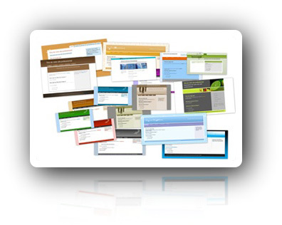 Examples of layouts created by Aellio Web Agency