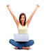 Satisfied customer to see her professional website at the top of Google search results.