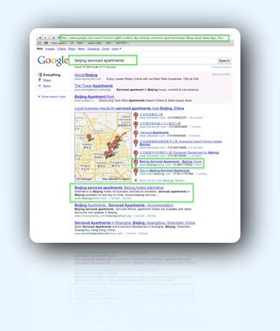 Search results on google.com on October 2nd 2010